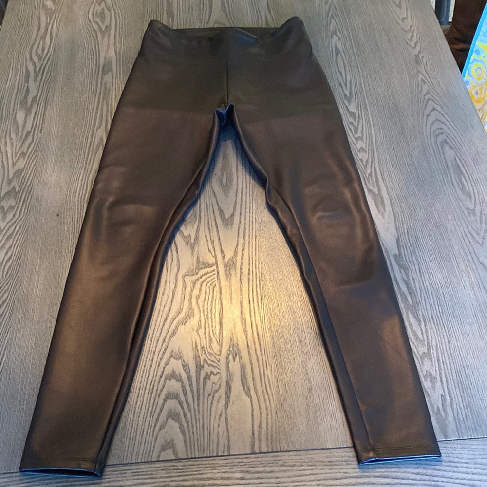 Express faux leather leggings